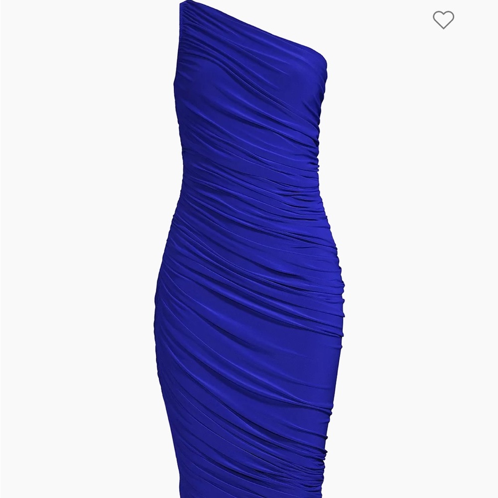Norma Kamali to the knee Diana gown